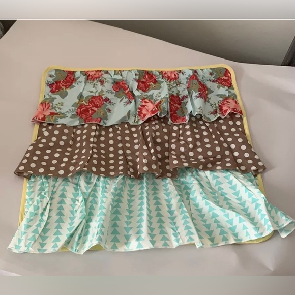 NWT Matilda Jane Siesta Pillow Sham Cover Ruffles Square Pillowcase 18X18 - Picture 1 of 6